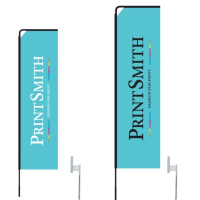 Telescopic Flag Banner - Print Smith - Online Large Format Printing - Signage - Banners and Flags